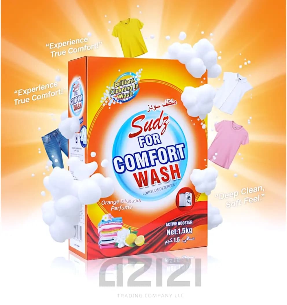 Sudz for Comfort Wash 1.5kg Detergent Powder